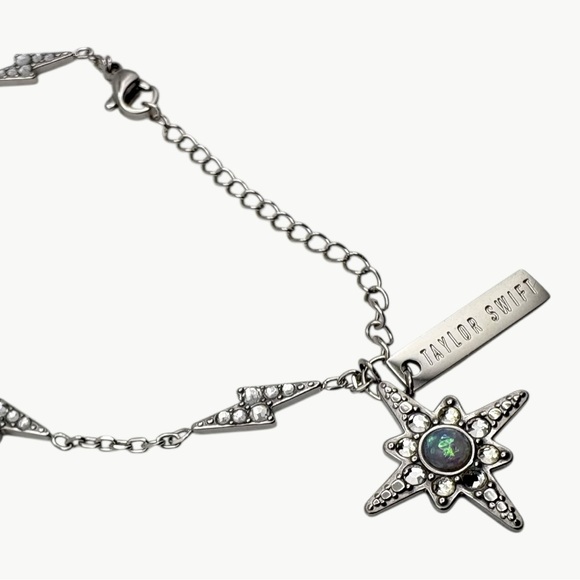 NIB Taylor Swift It’s Beautiful Opalite Star Charm Collectible Bracelet | Silver - Picture 12 of 12